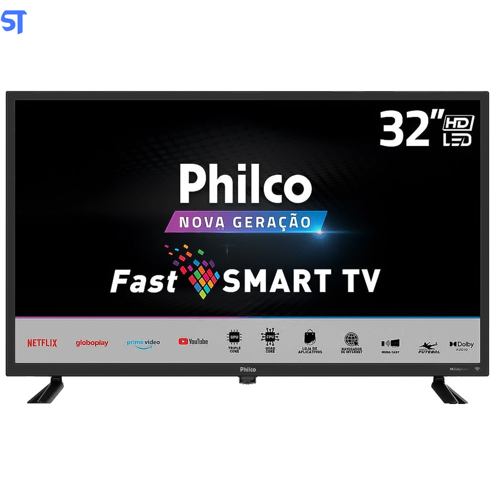 Smart TV 32 LED PHILCO Fast 