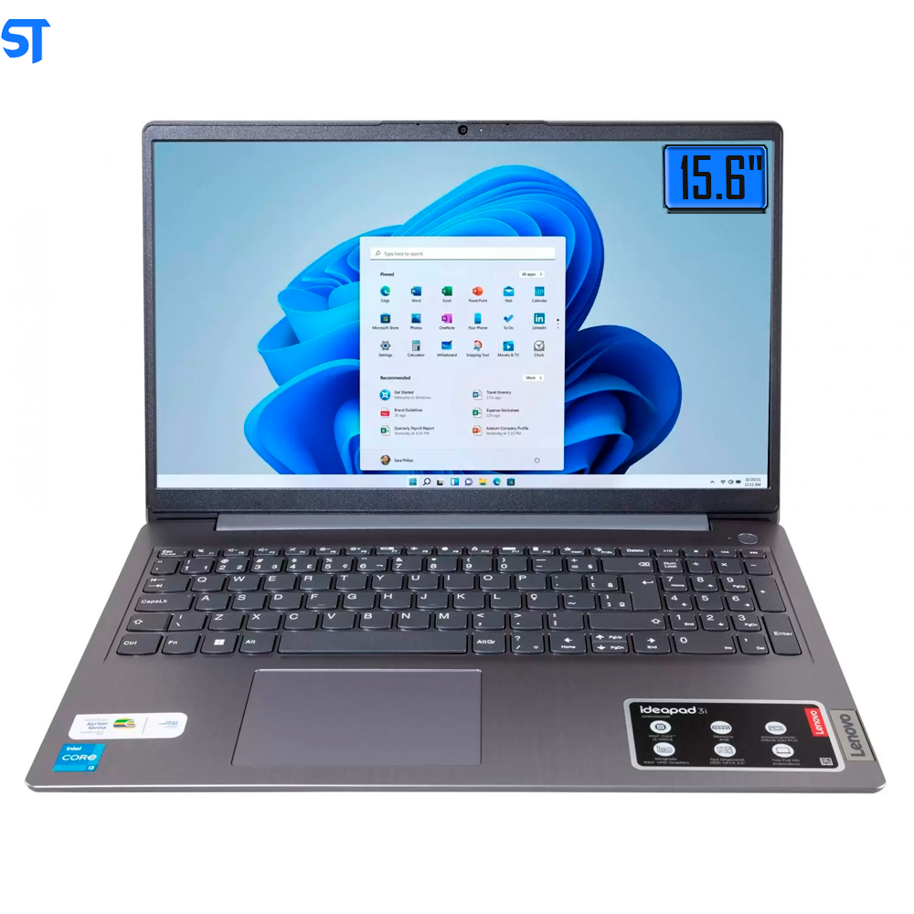 Notebook Lenovo IdeaPad 3i Core i3-1115G4 4GB-SSD 256GB  Intel UHD Graphics Windows 11 15.6