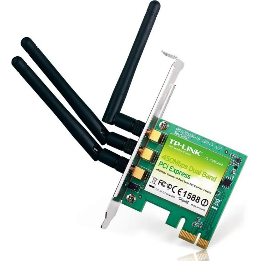 Placa de Rede Wireless PCI-E Dual Band N900 TL-WDN4800 TP-Link