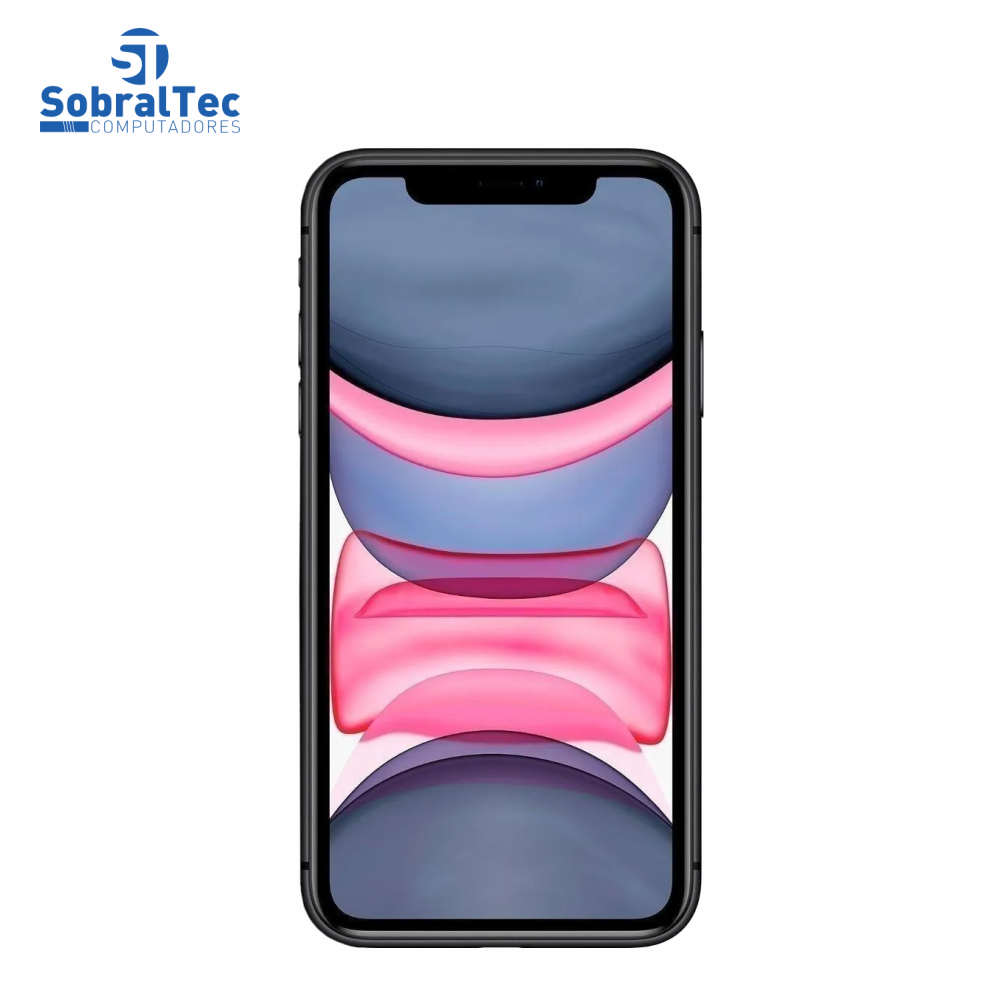 iPhone 11 Apple com 256GB, Tela Retina HD de 6,1” Dupla Câmera Traseira de 12 MP, Resistente à Água