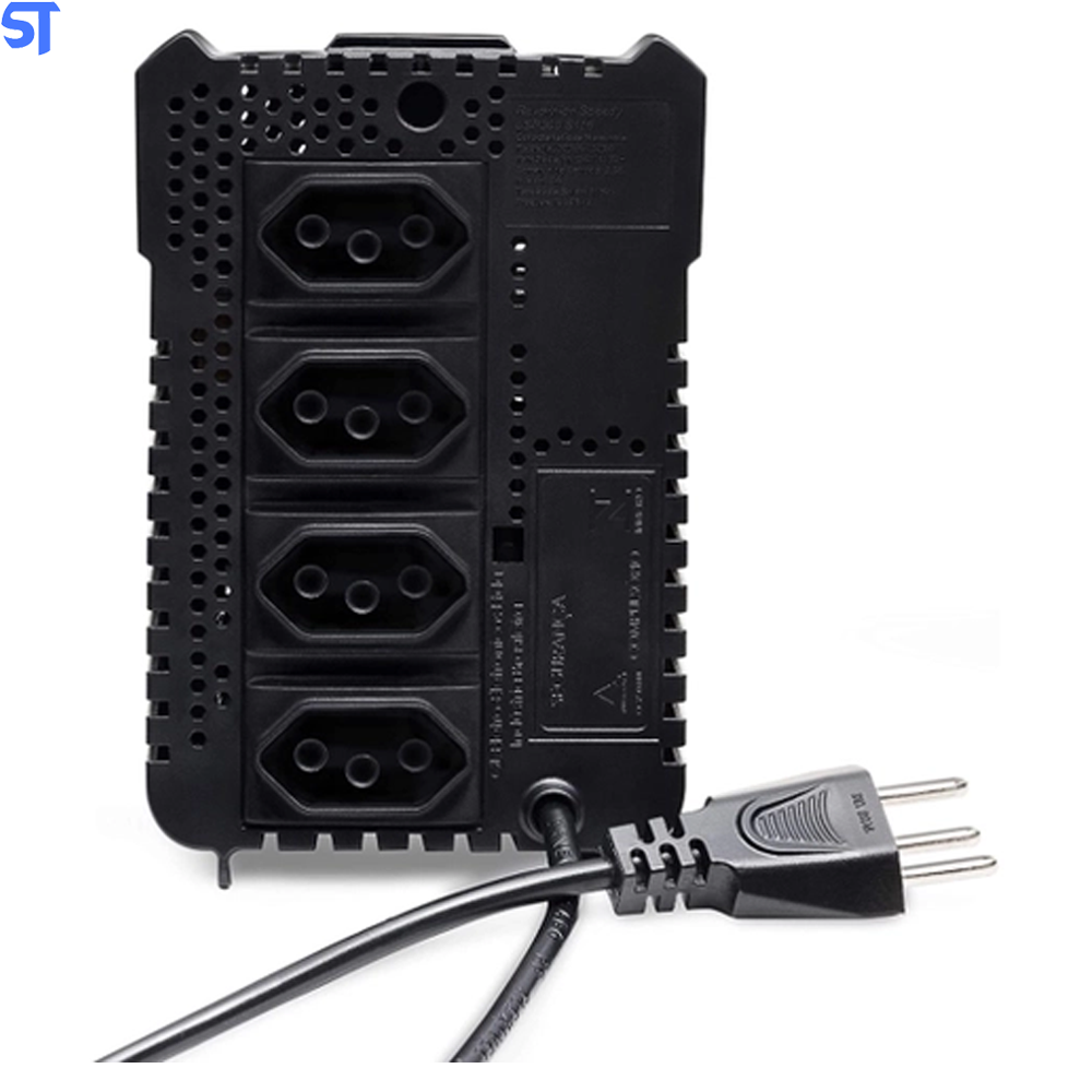 Estabilizador SMS Revolution Speedy 300VA, Entrada e Saída de 115V, 4 Tomadas - USP300S