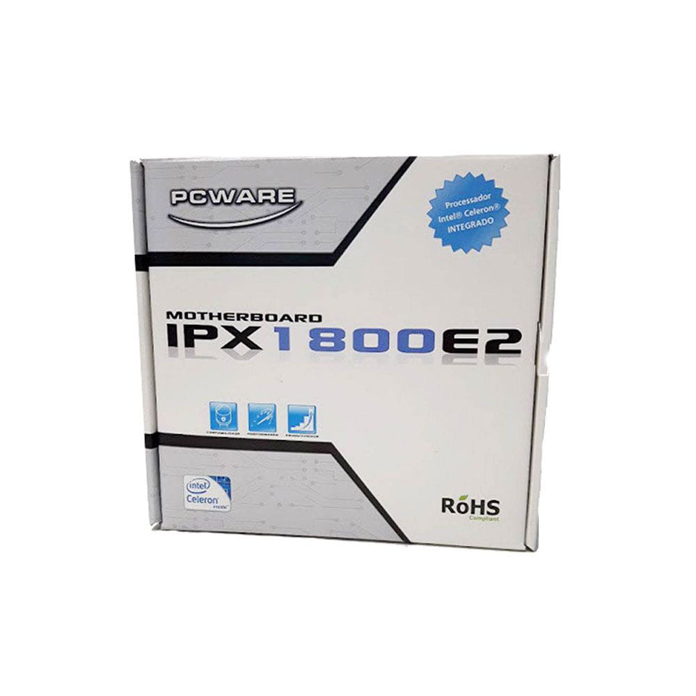 Kit Placa Mãe PCWare IPX1800E2 + Celeron Dual-Core Hdmi + Memória de 4Gb