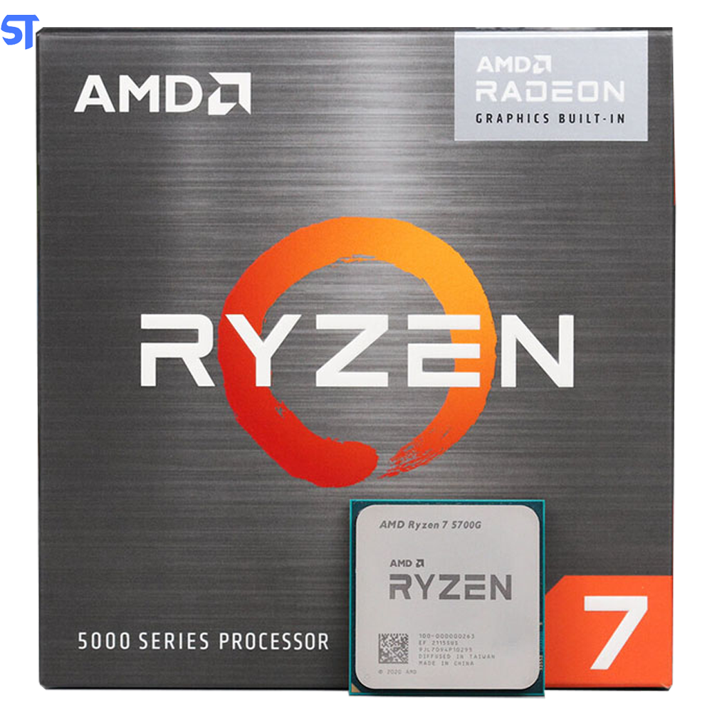 Processador AMD Ryzen 7 5700G, 3.8GHz (4.6GHz Max Turbo), AM4, Vídeo Integrado, 8 Núcleos - 100-100000263BOX