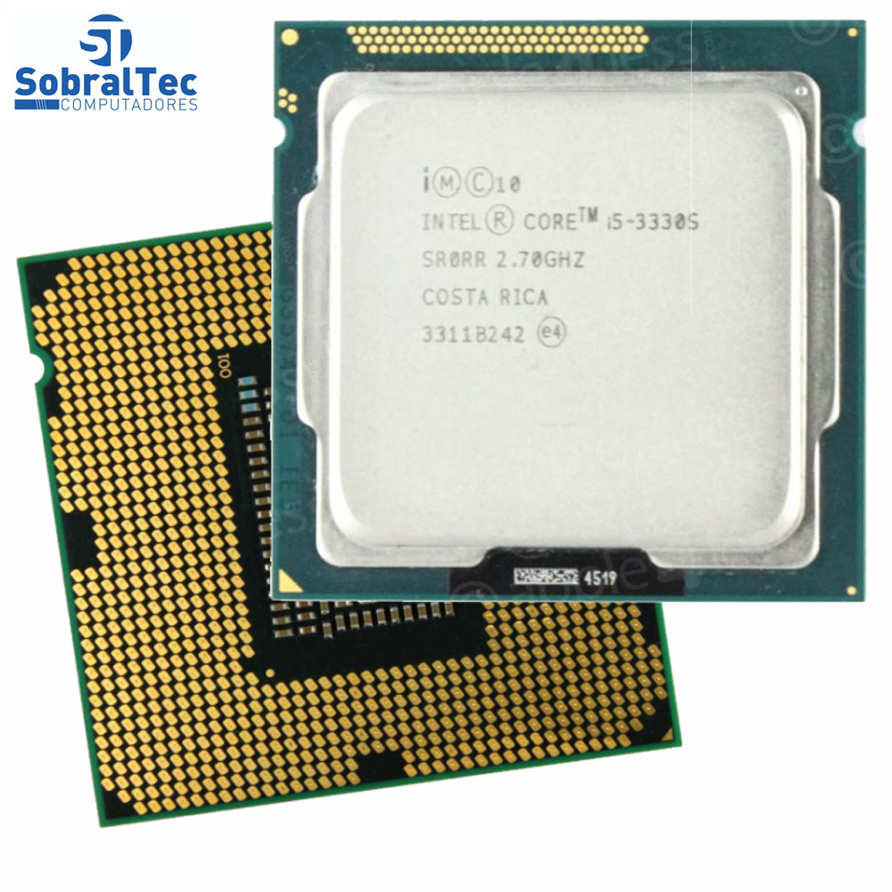 Computador Core i5 HD SSD 256GB Memória 4GB Gabinete Em Acrílico Fonte Real 500W