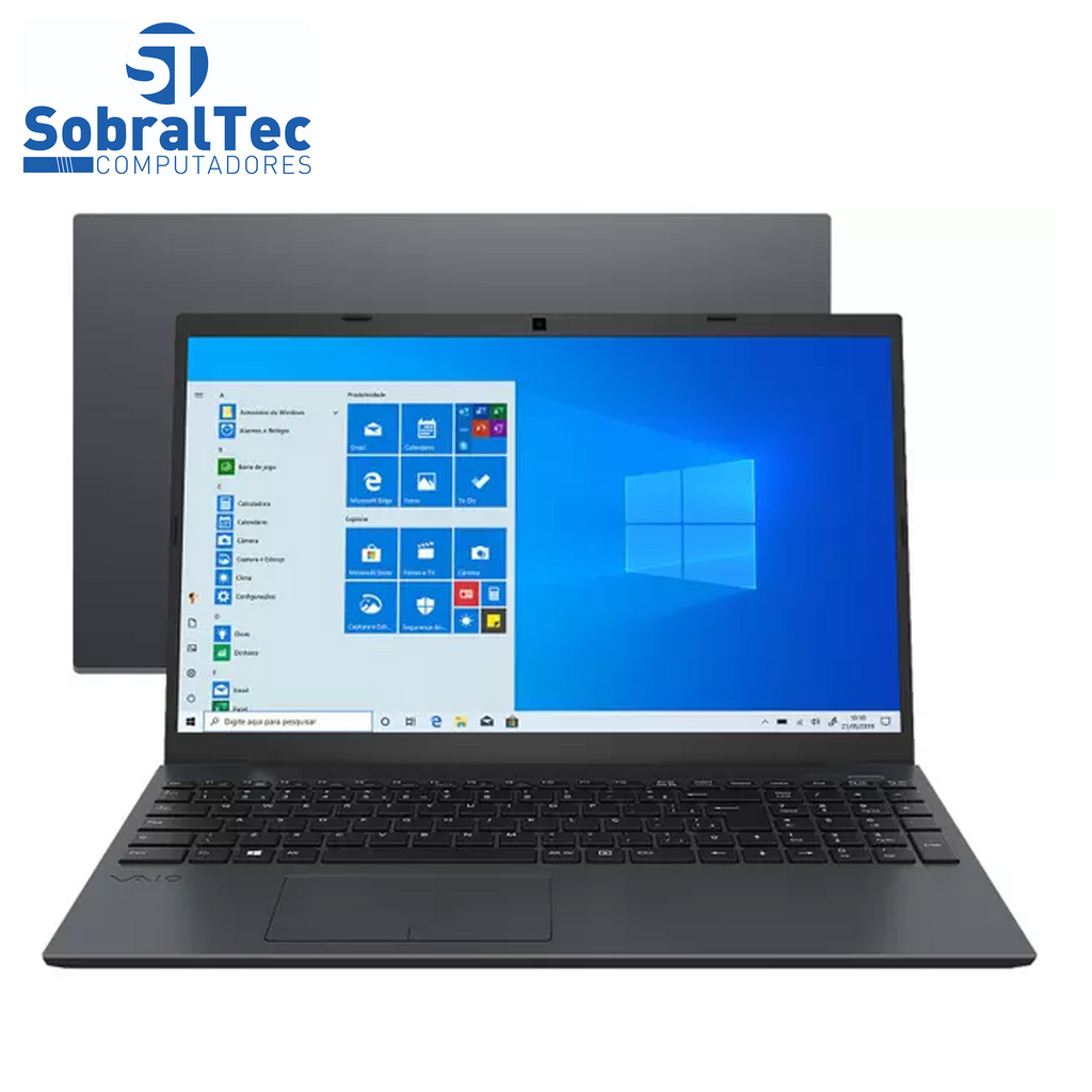 Notebook Vaio Intel Core i5 - 8GB 256GB SSD 15,6” Windows 10- FE15 VJFE51F11X-B0811H Semi Novo