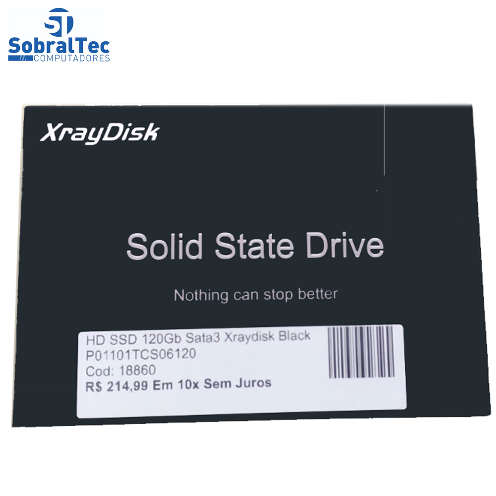 HD SSD 120Gb Sata3 Xraydisk Black P01101TCS06120