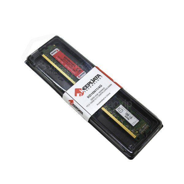 Memória Ram Desktop Ddr3 4GB 1600 Keepdata KD16N11/4G