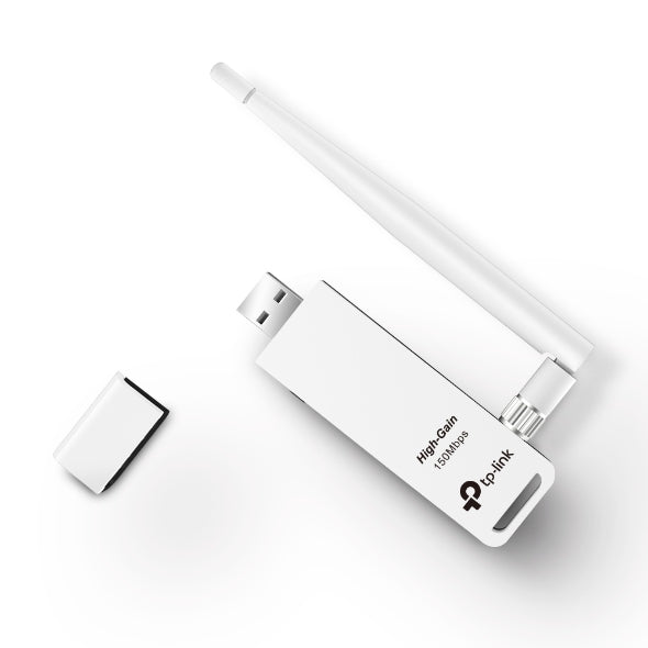Adaptador Wireless USB 150Mbps TL-WN722N TP-Link Com Antena de Aumento