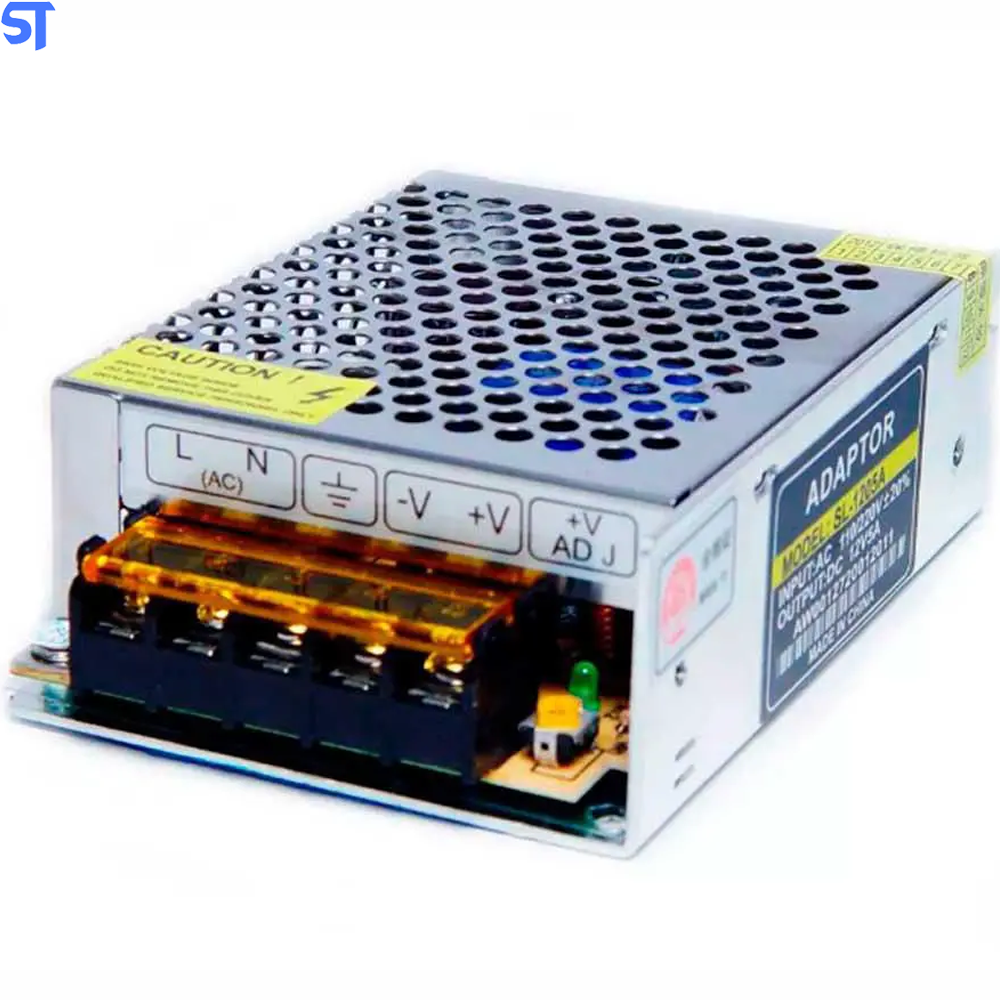 Fonte 12V Chaveada Colmeia 12v 5 A CFTV