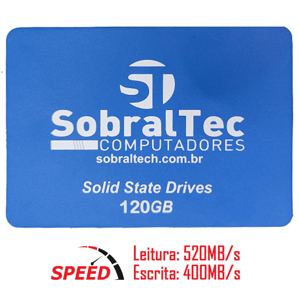 Computador Core i3- HD SSD 128GB ST- Memória 4GB - Gab 25V2BK - Windows 10