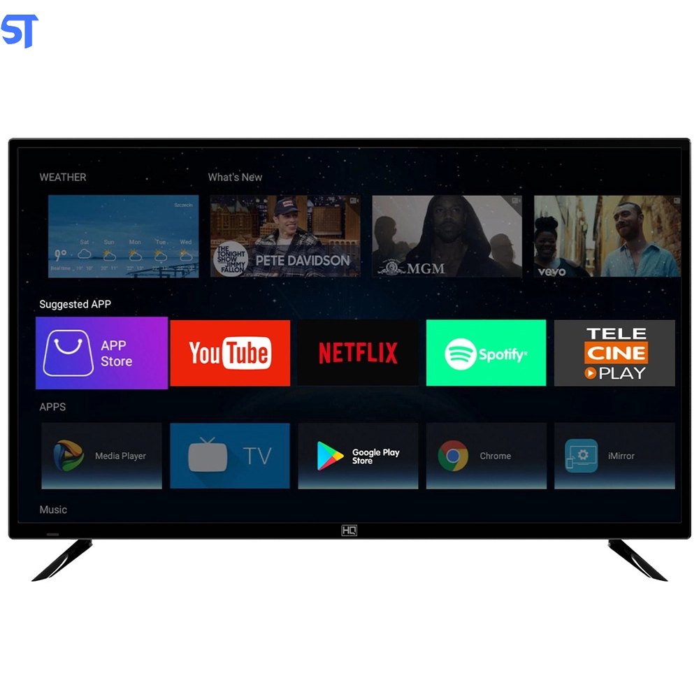 Smart TV LED 43 hq HQSTV43NY Ultra HD 4K, Conversor Digital, 2 Hdmi, 2 Usb e Wi-Fi