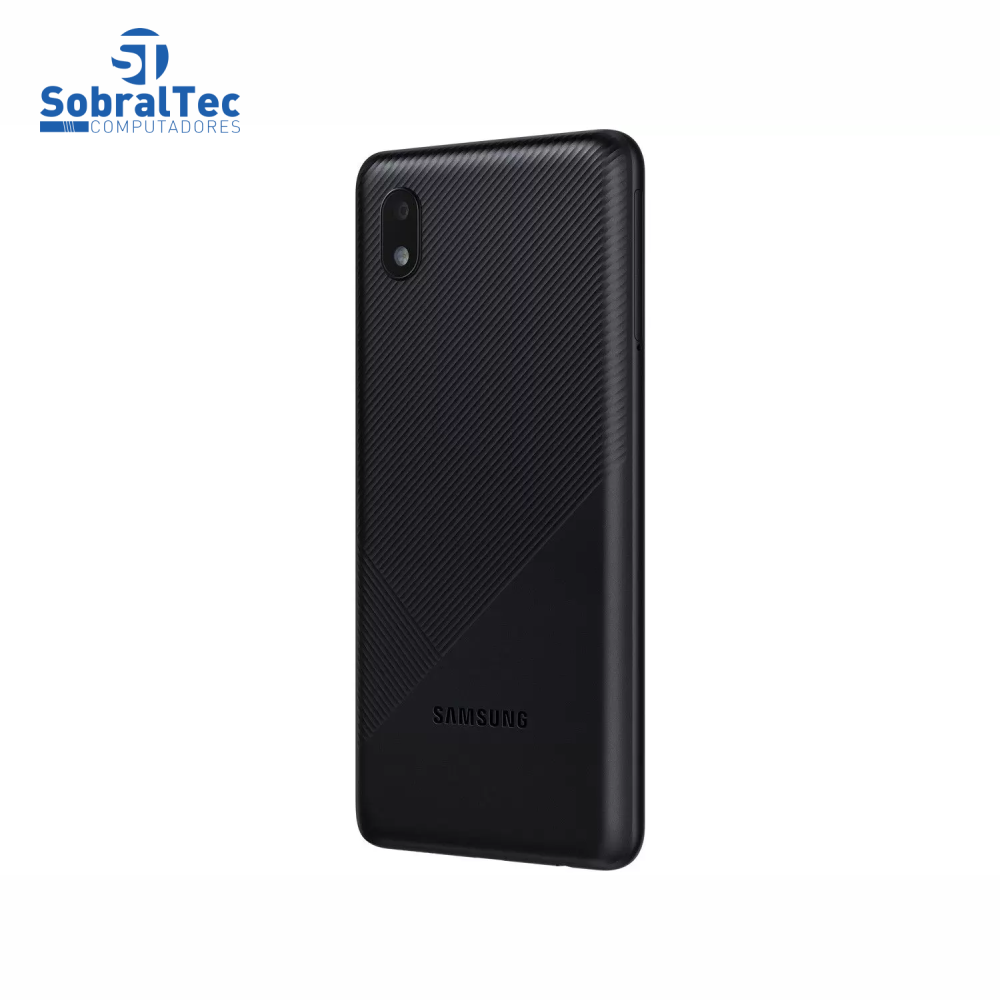 Smartphone Samsung Galaxy A01 Core 16GB Preto Quad-Core 2GB RAM Tela 5,3” Câm. 8MP + Selfie 5MP