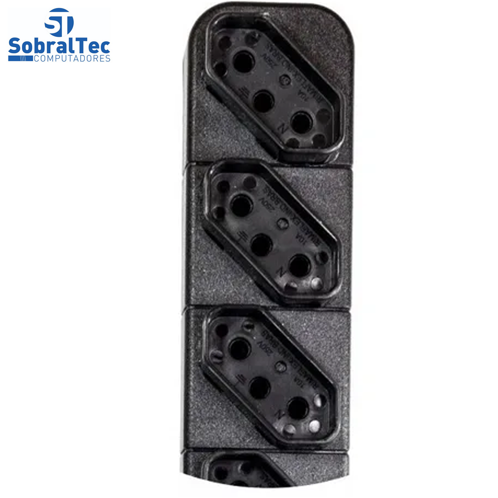 Protetor Eletrico Super Premium 8 Tomadas 3 Metros Emplac