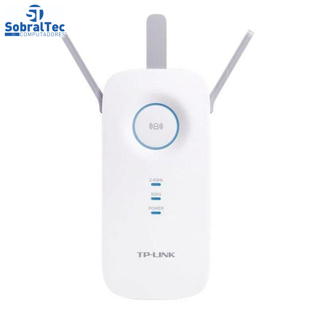 Repetidor Universal TP-Link 3 Antenas Dual Band Ac 1750 RE450 2.4ghz e 5.0ghz Porta Gigabit