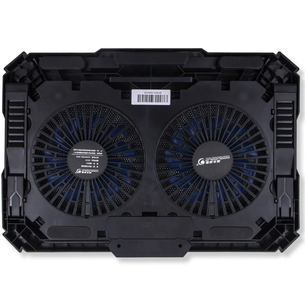 Base Para Notebook Refrigerada Cool Cold Regulável 2 Coolers 1200Rpm 2 Usb