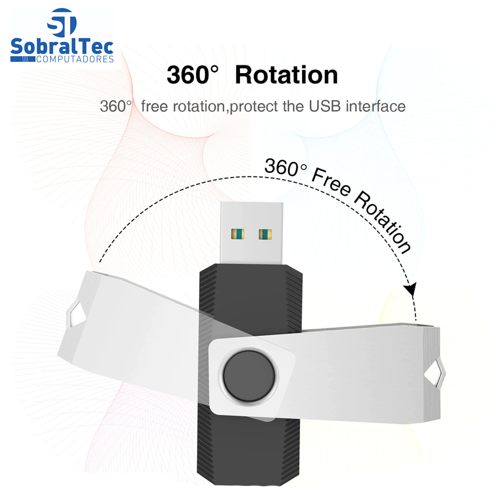 Pen Drive USB 2.0 De 16Gb Preto Kootion