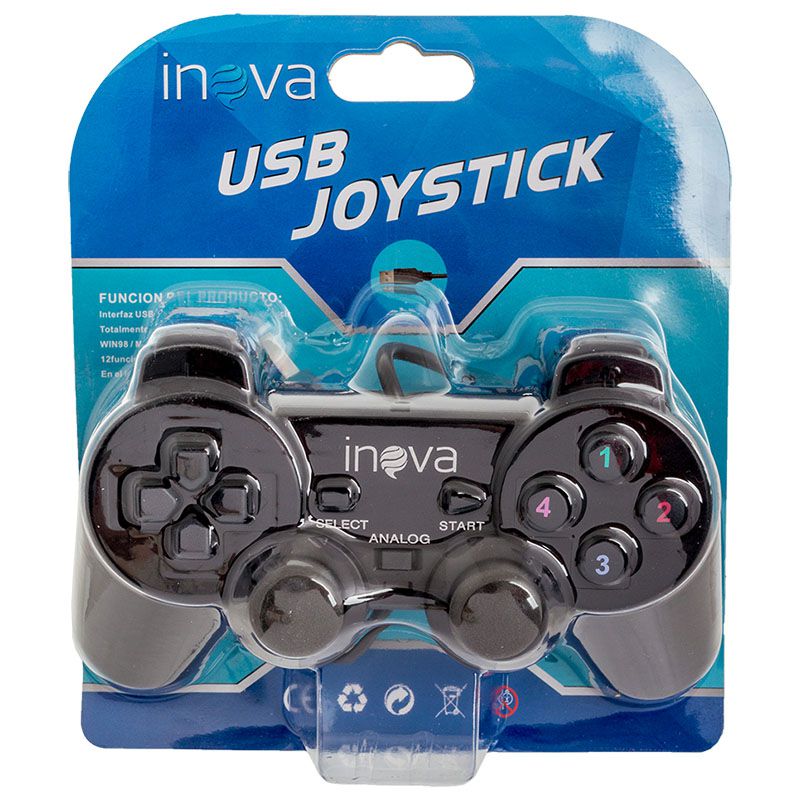 Controle Usb Joystick Inova Con-203z
