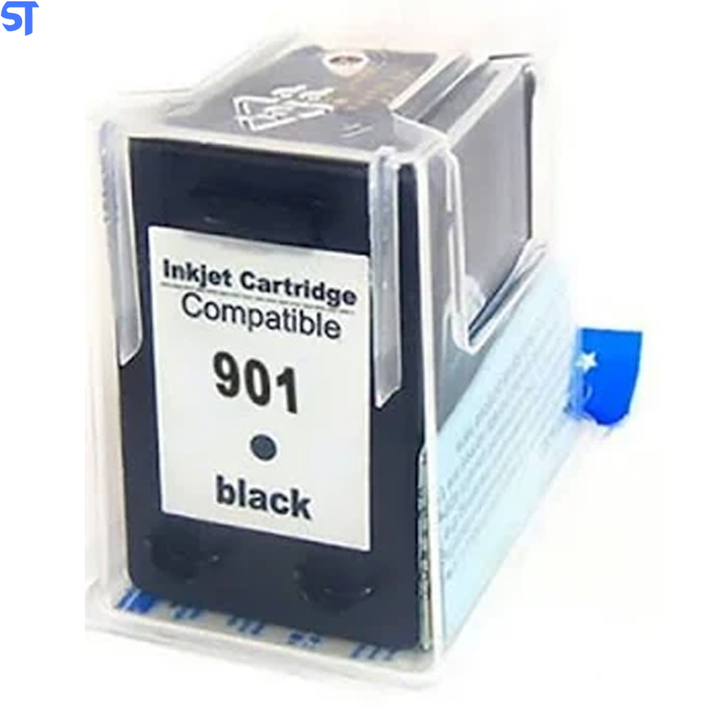 Cartucho hp 901 Preto Compatível Rende 200 Paginas Cc653ab