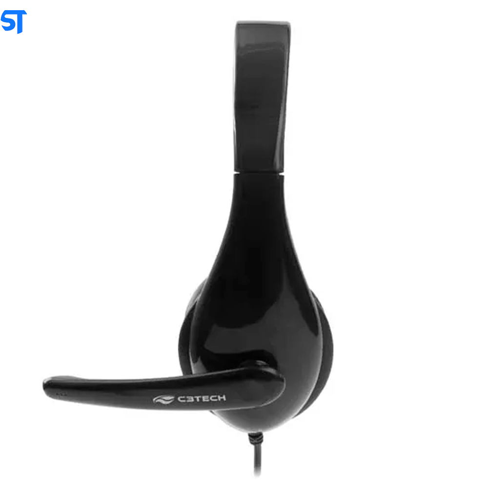 Fone Com Microfone PH-90BK Preto C3Tech