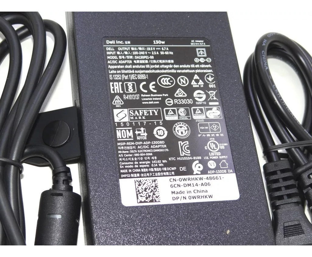 Fonte Notebook Dell 19.5v dc 6.7a Da130 Pe1 00