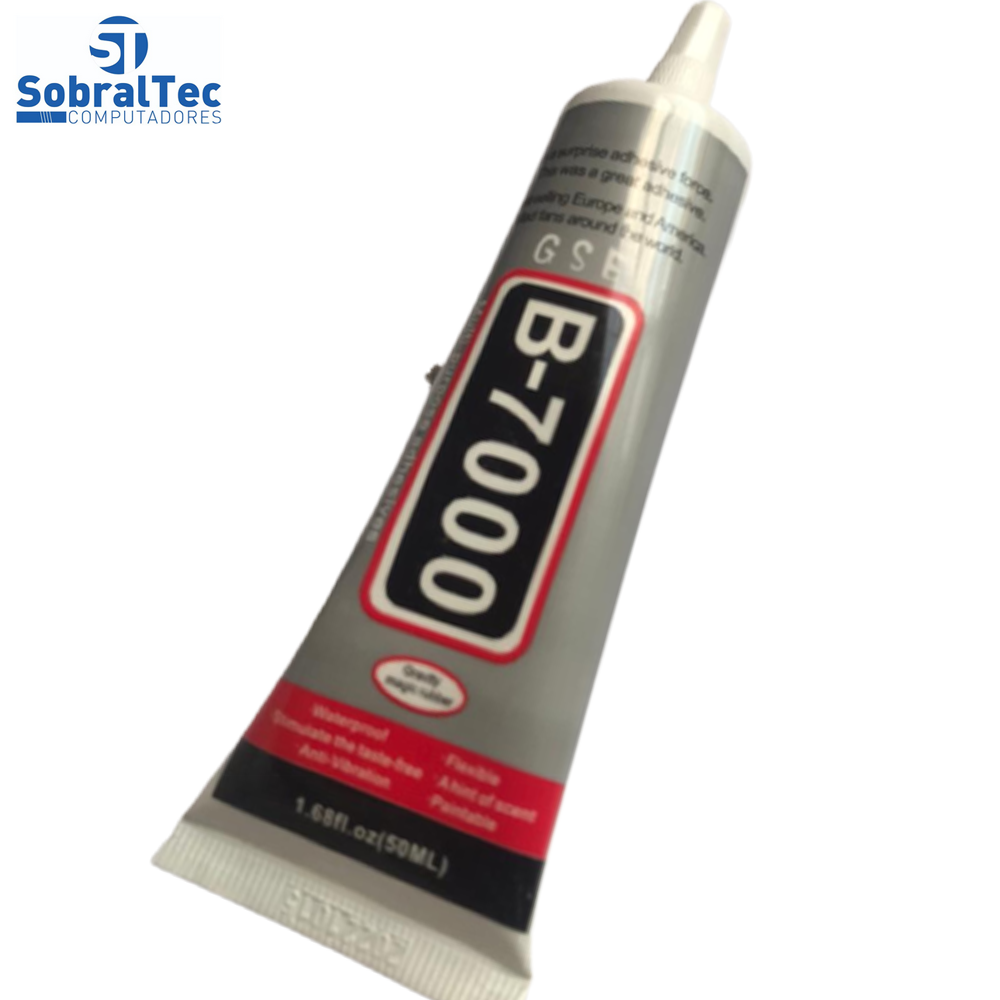 Cola Adesiva Multiuso Profissional B7000 Transparente 50ml