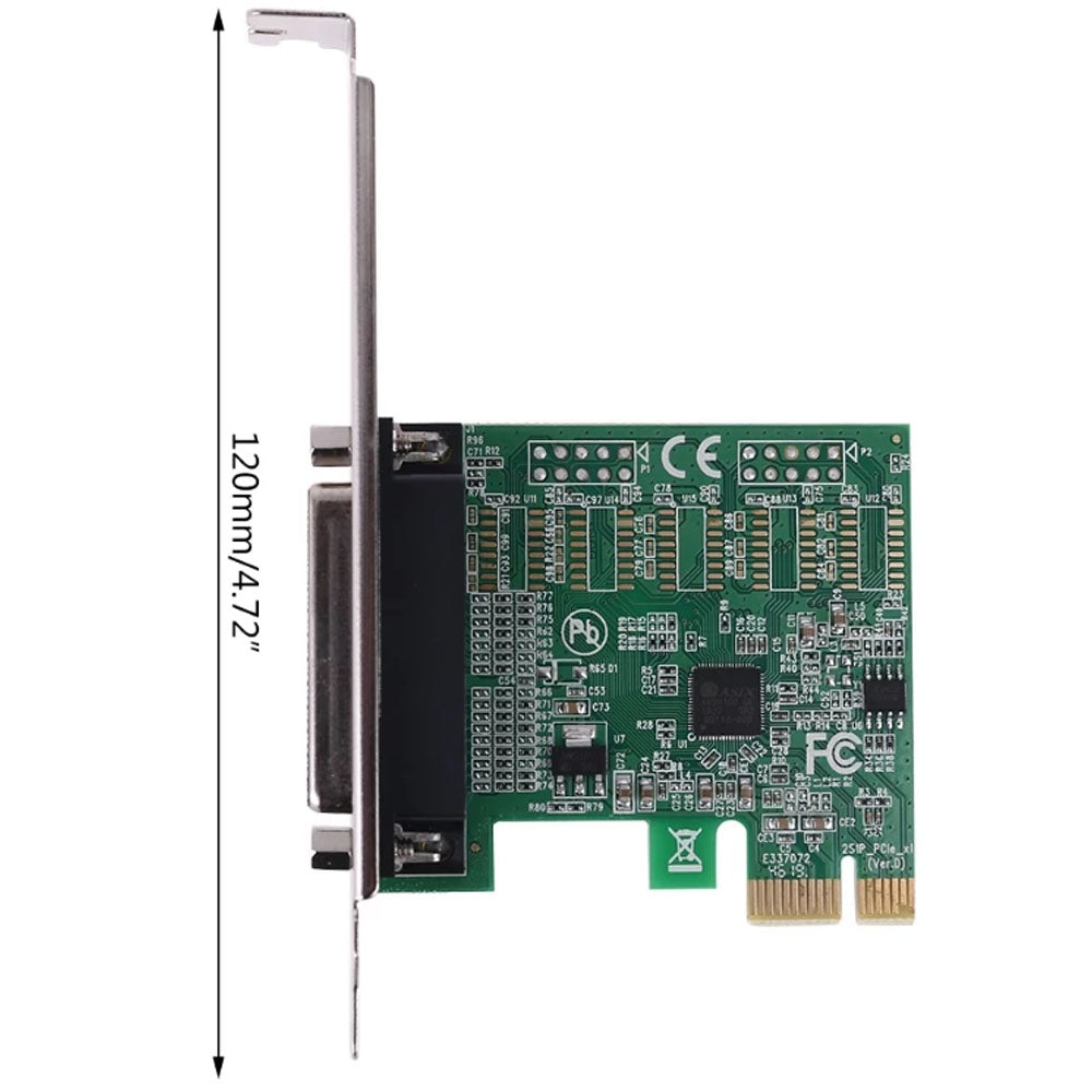 Adaptador Placa de Expansão Pci Express Paralela Lpt Pci para Db25