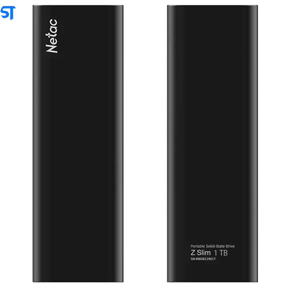 SSD Nvme Externo USB 3.2 Tipo C  1TB Netac ZSlim Leitura 550Mb/s  e 480Mb/s De Escrita