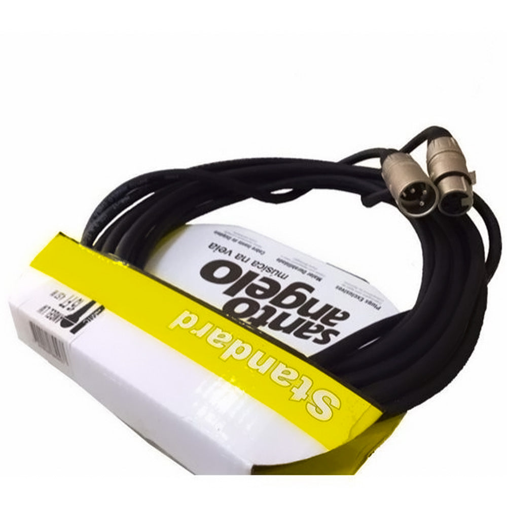 Cabo XLR para Microfone Santo Angelo ANGEL LW B de 4,57mv