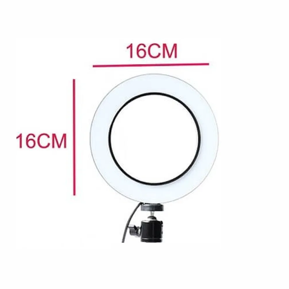 Ring Light 06" 48 Leds Sem Tripé 16Cm KP-PL16