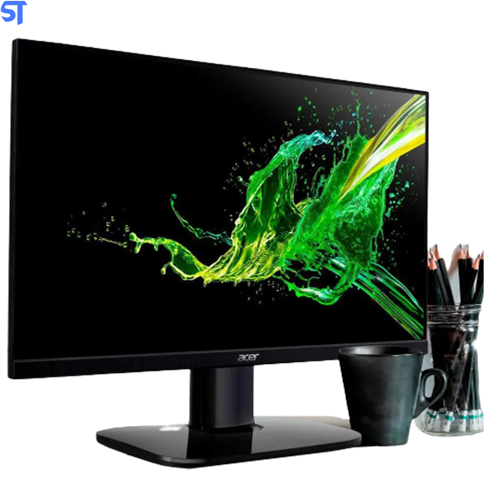 Monitor Acer 23.8 Tela IPS FHD 1ms 75Hz KA242Y  ZeroFrame FreeSync Entrada USB, HDMI, VGA