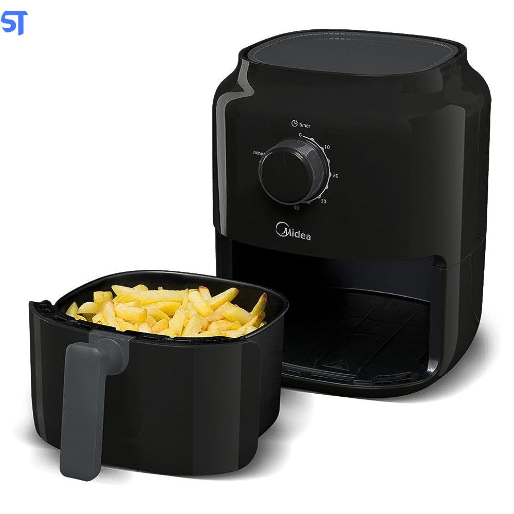 Fritadeira Sem Óleo MiniFry 3L Midea Preta 220V/60Hz