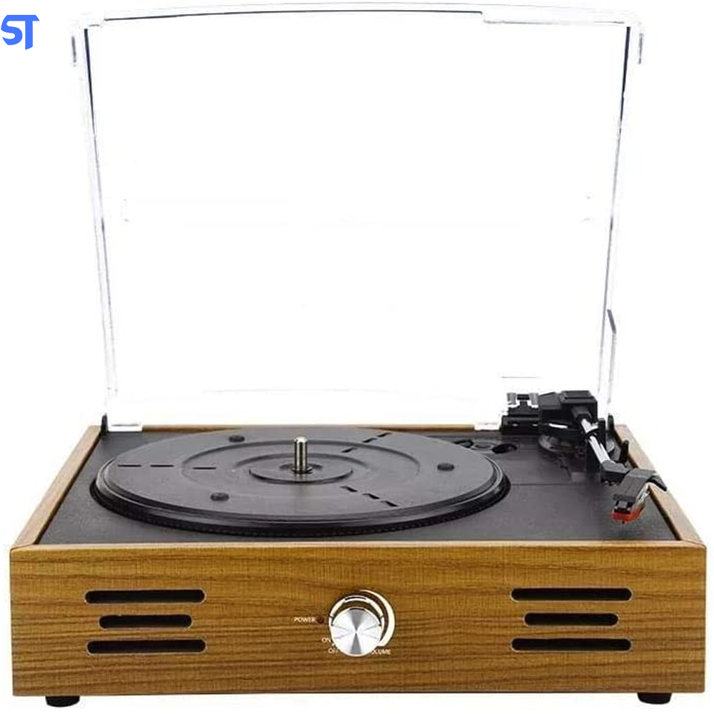 Retro Pulse Vitrola Perkins Turntable - SP365 Bluetooth