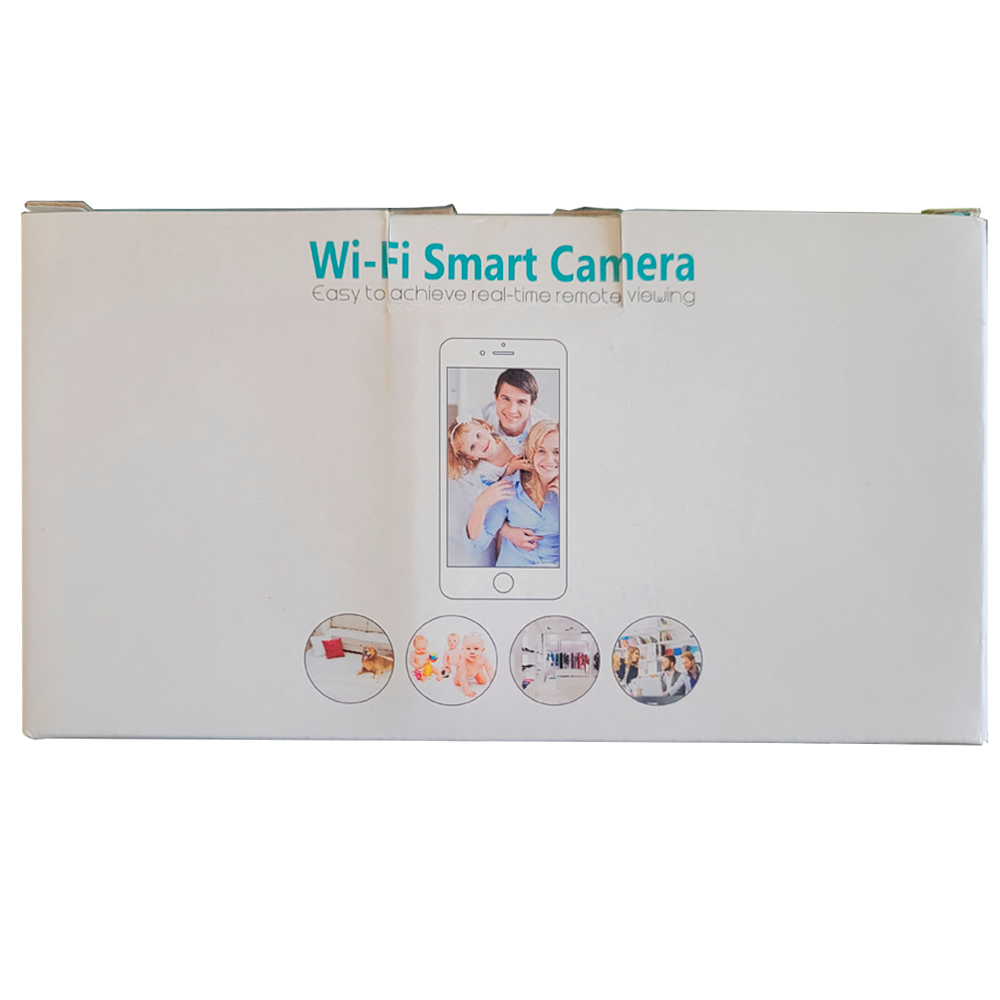 Camera de Segurança IP Lâmpada Espiã 360°  Panorâmica Com Infravermelho e Cartão Sd 32Gb - Elivco