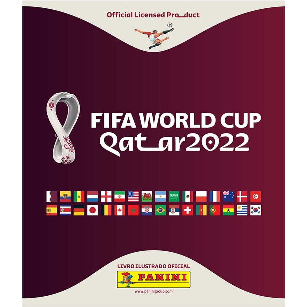Álbum Capa Brochura Copa Do Mundo Qatar 2022 Panini