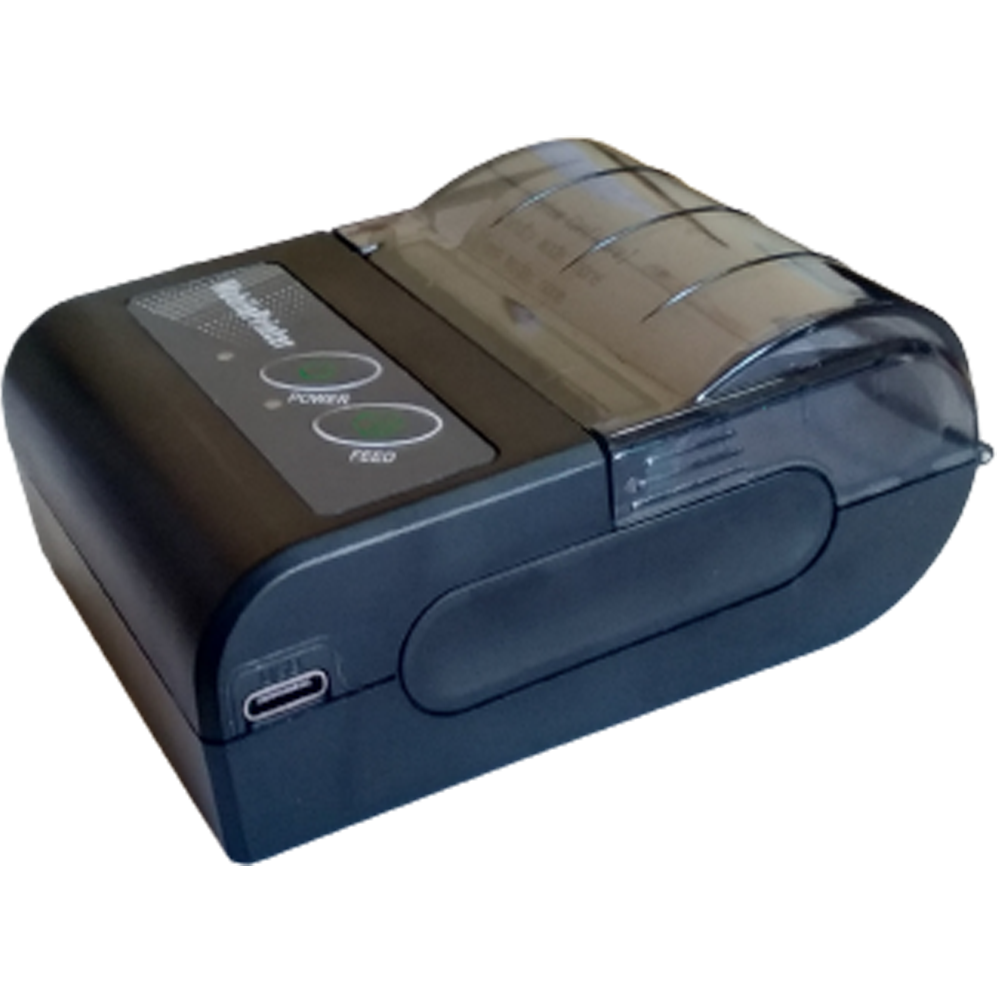 Impressora Térmica 58mm Mini Bluetooth Portátil Sem Fio Mobile Printer