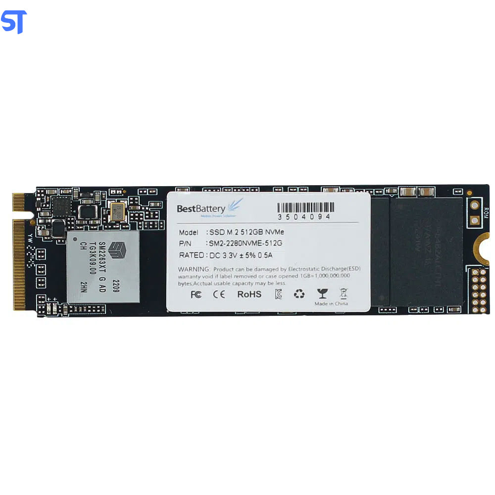 SSD M.2 NVME 512GB Bestbattery SM2-2280