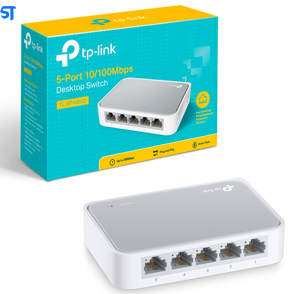 Switch 5 Portas Tp-Link TL-SF1005D 10/100 Mbps