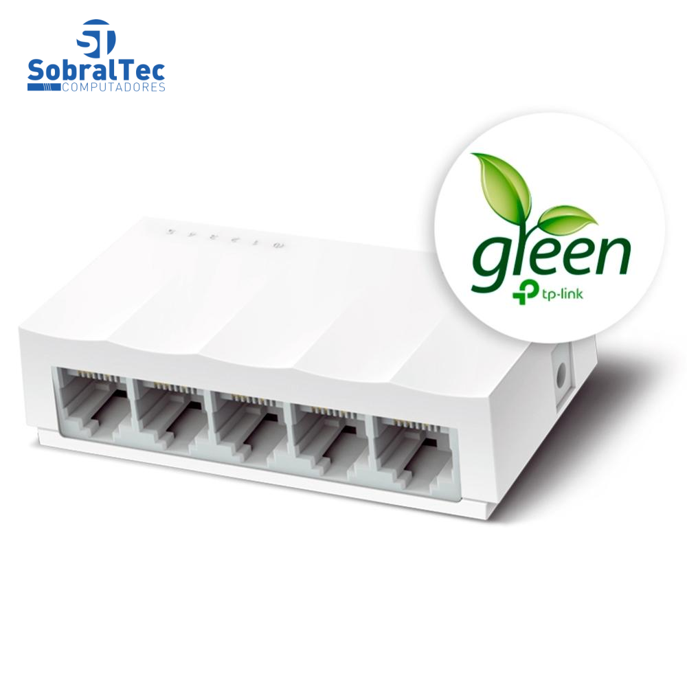 Switch De Mesa 5 Portas Fast Ethernet 10/100 200Mbps TP-Link LS1005