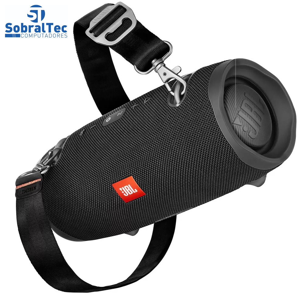 Caixa de Som Bluetooth JBL Xtreme 2 à Prova dÁgua - Portátil 40W- Preto