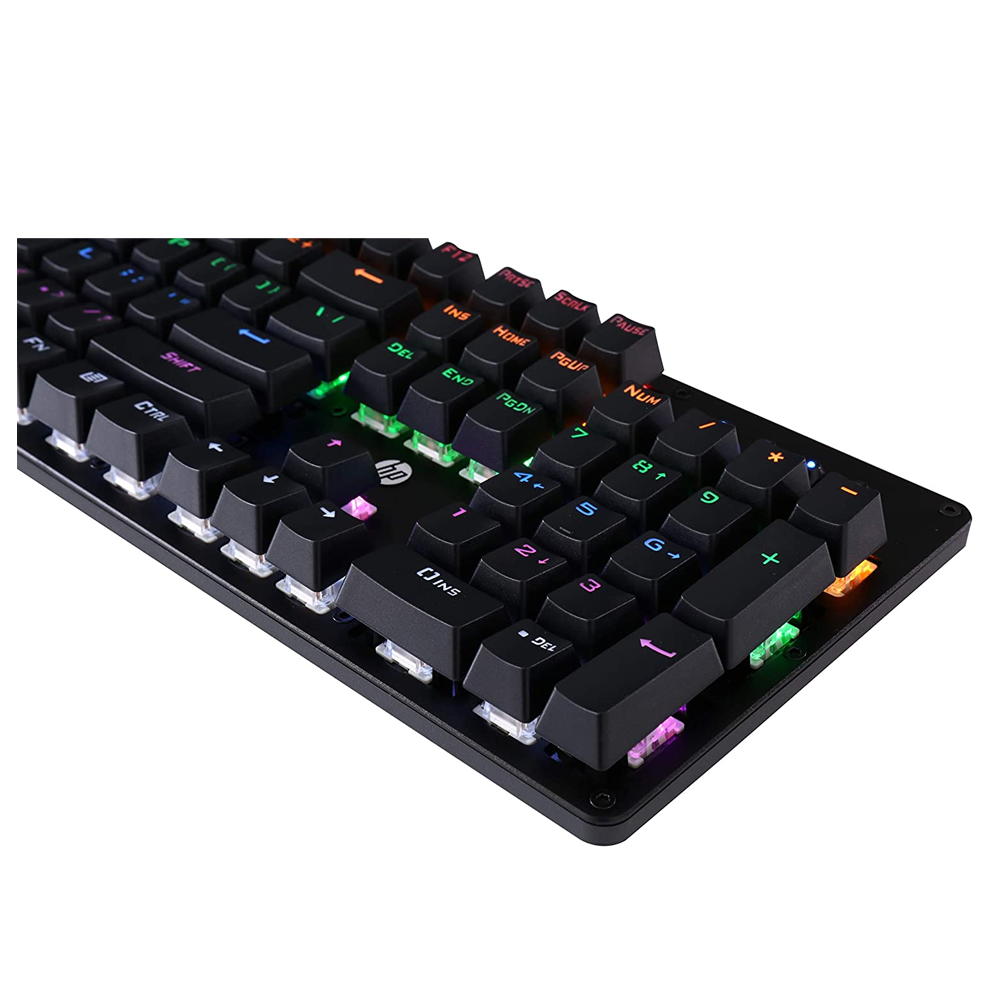 Teclado USB Gamer Mecanico GK100 LED HP
