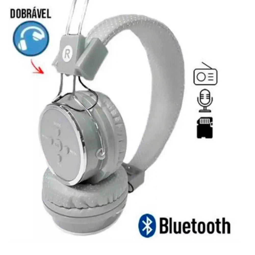 Fone De Ouvido Sem Fio Bluetooth Stereo Com Entrada Para Micro SD,  KA-B05 Kapbom