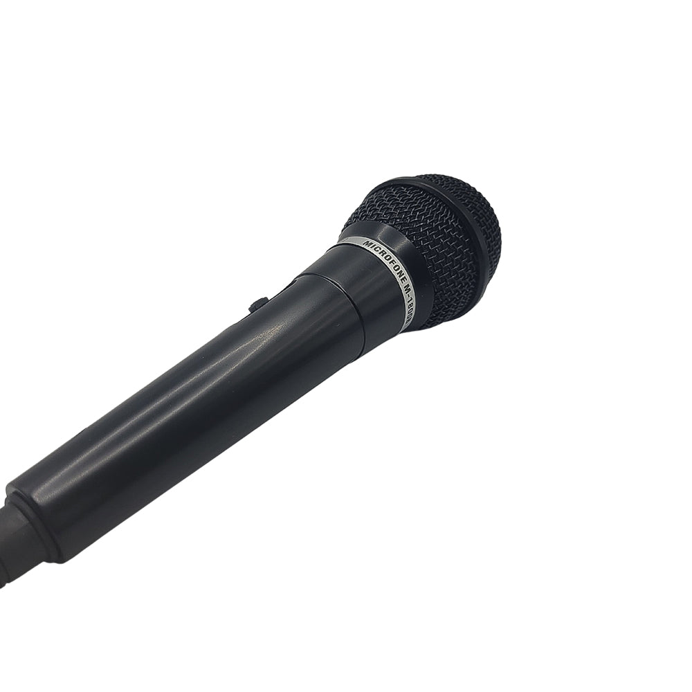 Microfone Vocal Dinâmico Som Natural MXT Preto 3 Metros - M-1800B