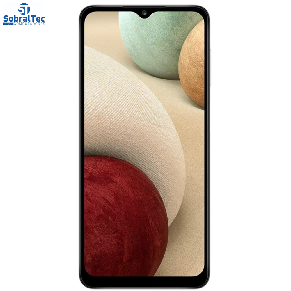Smartphone Samsung Galaxy A12 64GB 4G - Octa-Core 4GB RAM 6,5” Câm. Quádrupla + Selfie 8MP - Branco
