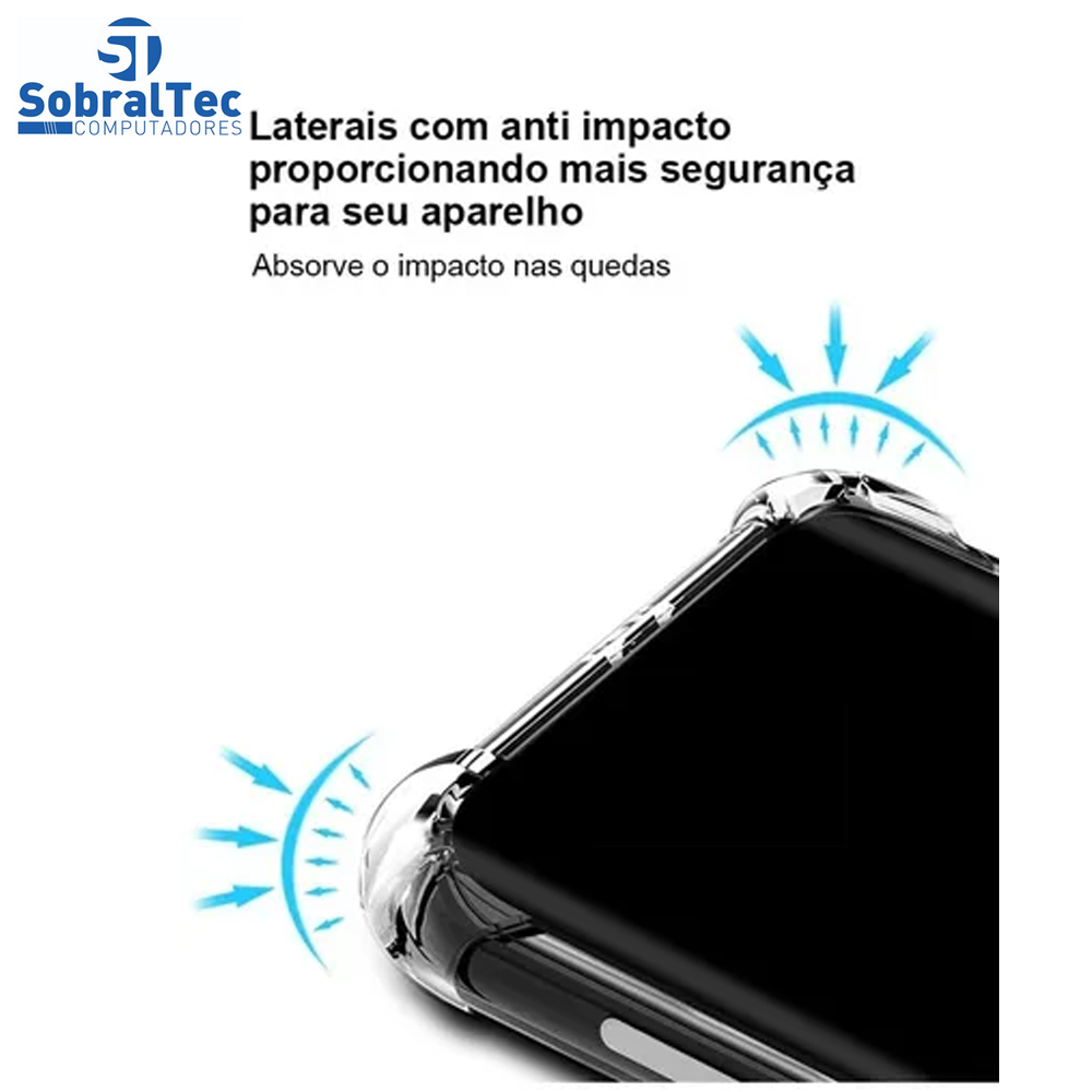 Capa De Silicone Transparente Anti Impacto One Fusion