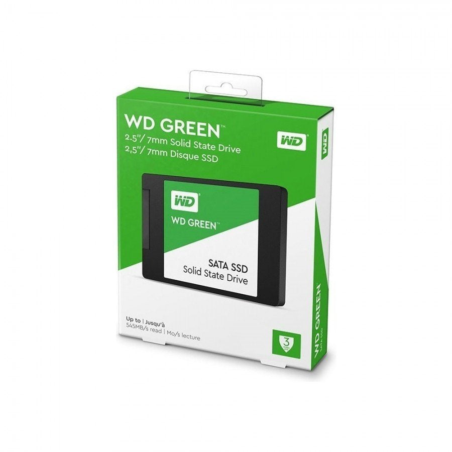 HD SSD WD Green 120GB SATA Leitura 545MB/s Gravação 430MB/s - WDS120G2G0A