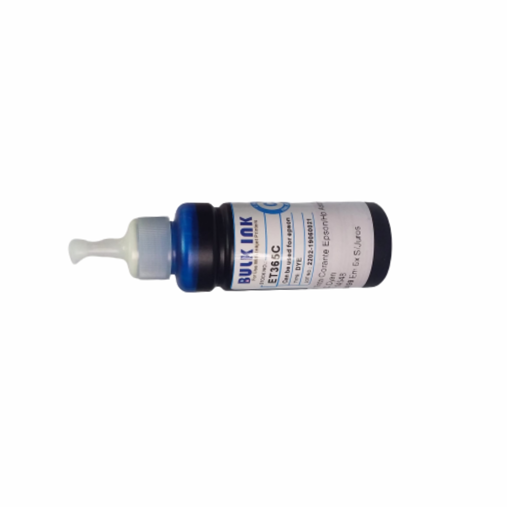 Refil Tinta Corante  Compativel Epson/Hp Aston Et 365 C Cyan