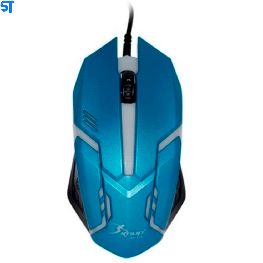 Mouse Gamer USB Knup KP-V15 - Azul