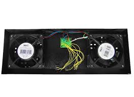 Kit Ventilação Forçada 110 220 V Com 2 Cooler