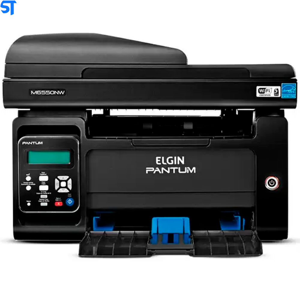 Multifuncional Elgin Pantum M6550NW Laser, Monocromática, Wi-Fi, USB 2.0 Preto 110V