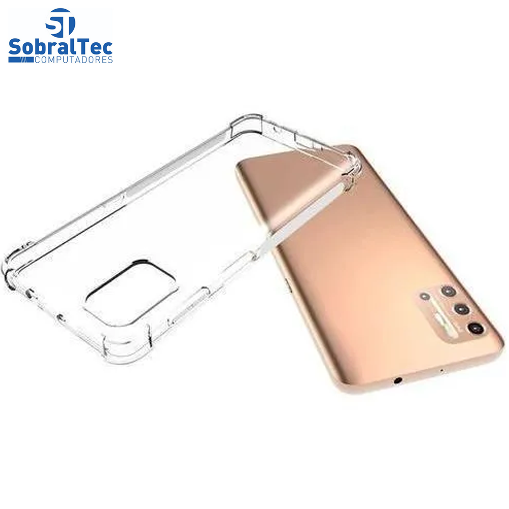 Capa De Silicone Transparente Anti Impacto Moto G9/Plus